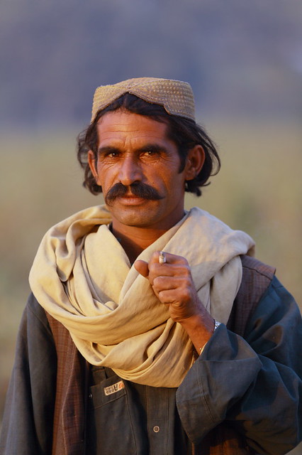 A Balochi man (Indo-Iranian). The Iran Neolithic ancestral component peaks in frequency among Balochi, Brahui, Makrani and other populations of South/Central Asia.