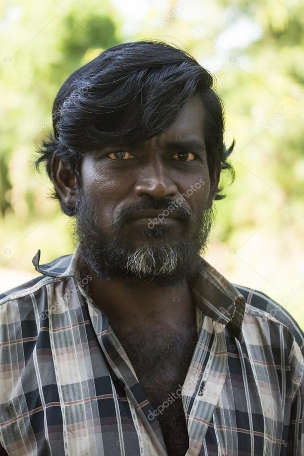 A Dravidian man (Dravidian). The Ancient Ancestral South Indian component constitutes most of the ancestry borne by Dravidian speakers, a fact which is often physically evident.
