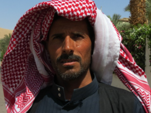 A Sinai Arab bedouin man (Semitic).